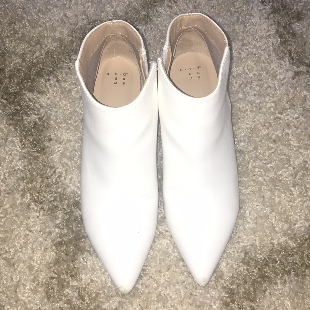 White booties
